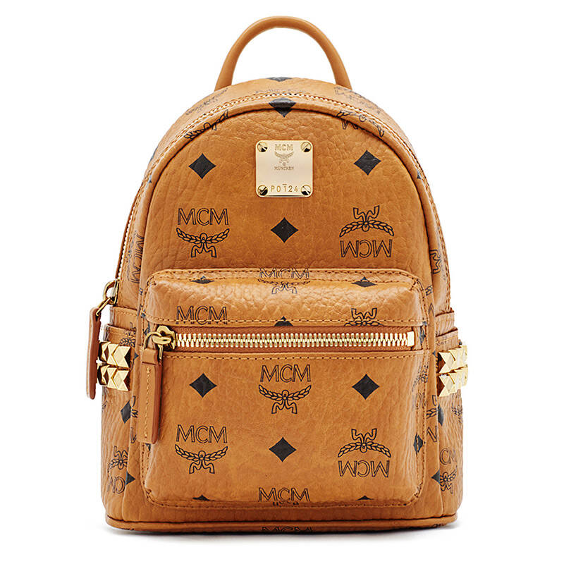 mcm 女士棕色迷你双肩背包 mmk6sve92co001