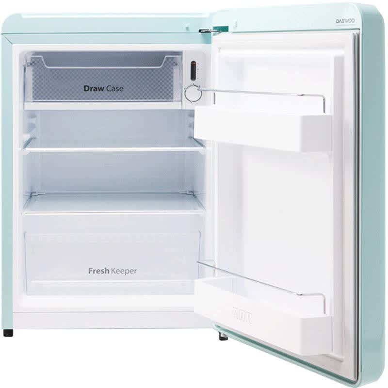 大宇(daewoo)odf-m160m 80l 经典复古 迷你单门小冰箱 薄荷色