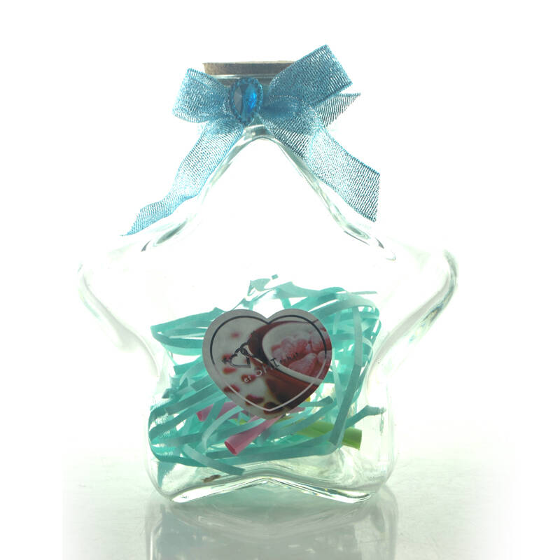 安若素 千纸鹤瓶闪光许愿瓶 时尚创意简约漂流瓶幸运瓶 情人节送男女