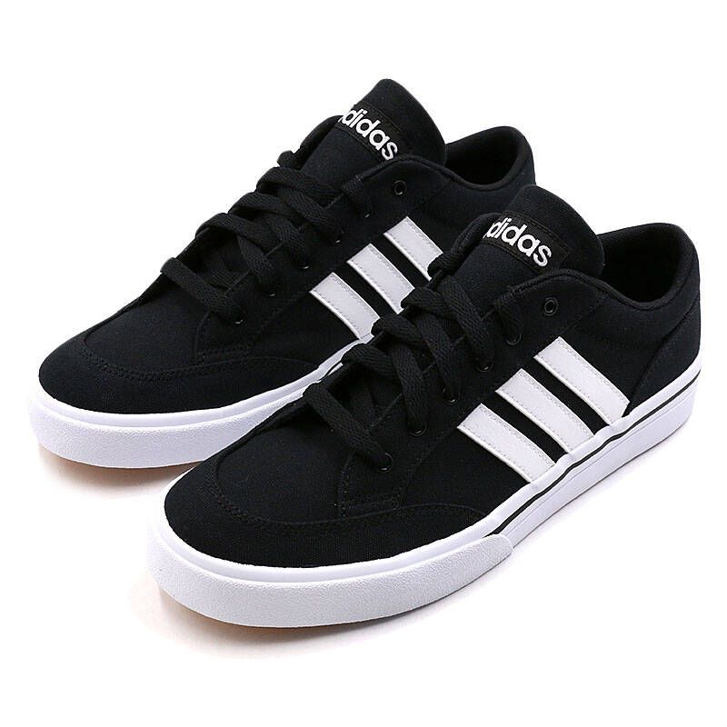 透气运动鞋 学生范潮流舒适帆布休闲鞋 df 黑色 aw5079 低帮 42/260