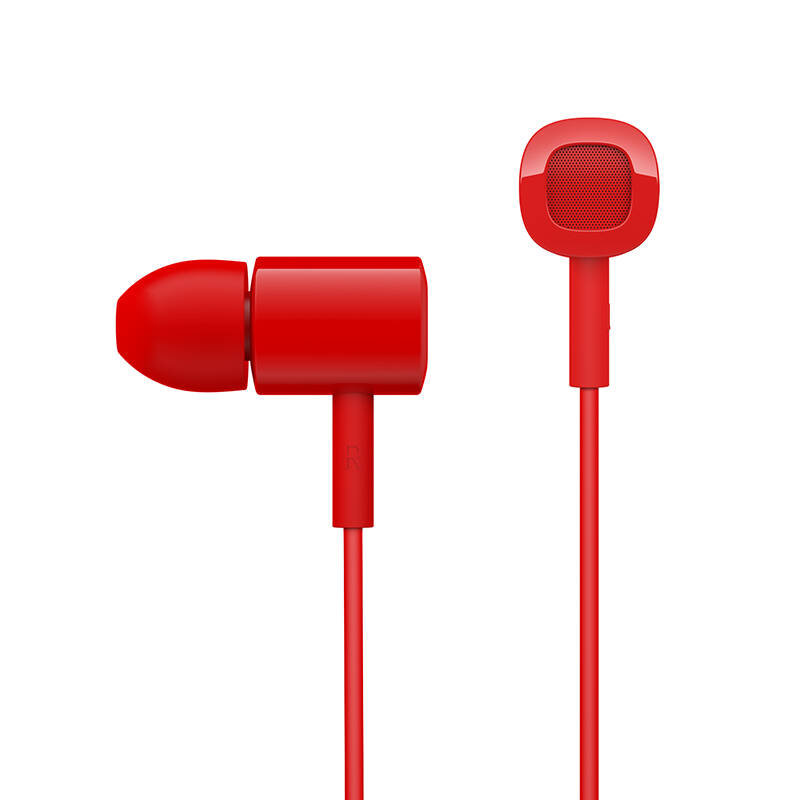 锤子(smartisan)s-1000 入耳式线控手机耳机耳麦 低频增强版 红色