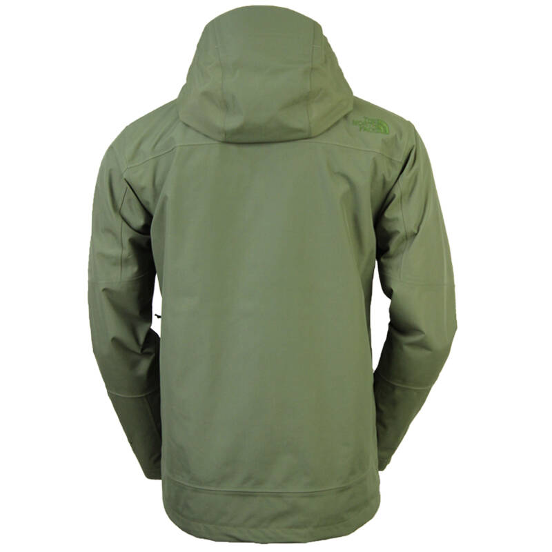 north face/北面2014新款户外男款防水透气冲锋衣三合一c893 橄榄绿s5