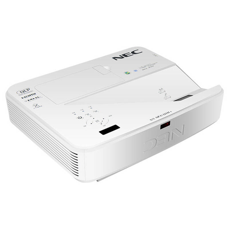 nec np-u321h  超短焦家用投影机(3d 高清 无屏电视)
