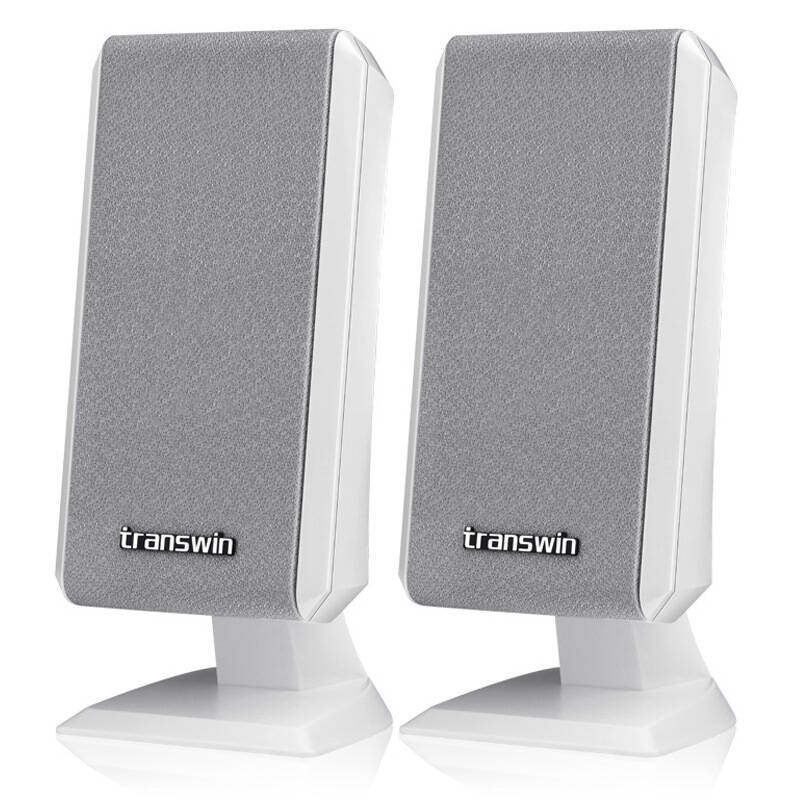 全微(transwin)a-920 2.0声道 usb电脑音箱 多媒体音响 白色 自营