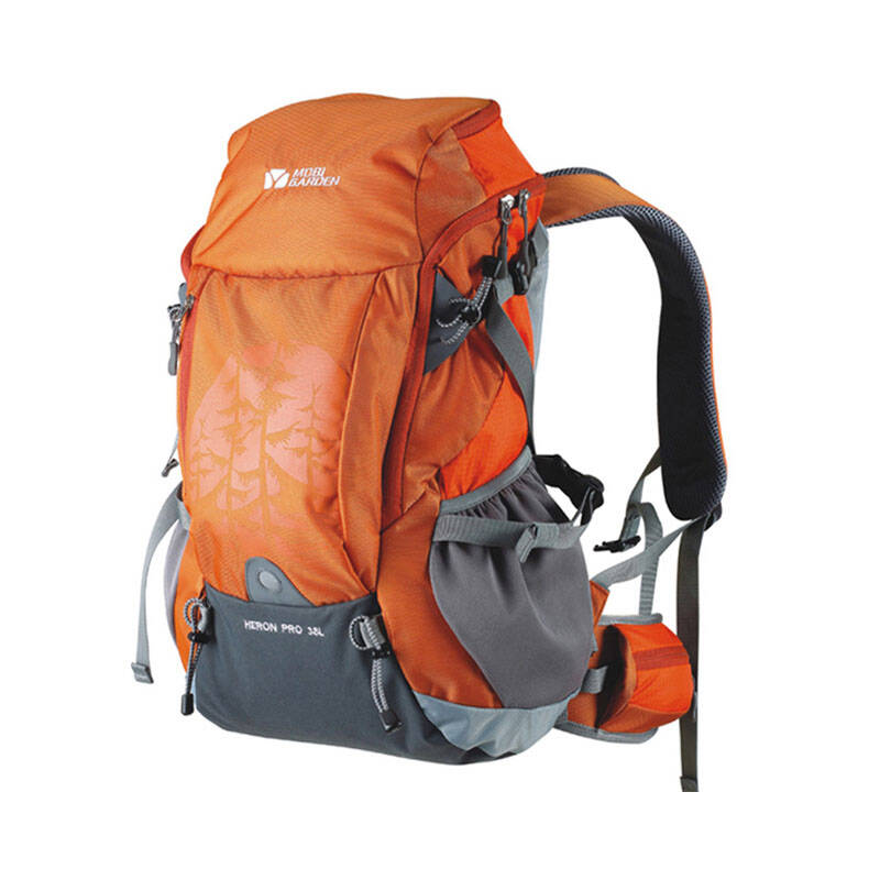 牧高笛户外装备 男女情侣款 旅行登山野营双肩背包登山包 苍鹭 溢彩橙