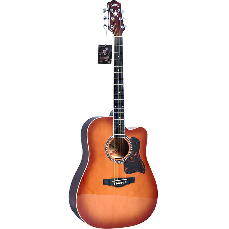 星臣starsun星辰民谣木吉他初学者吉它 升级款dg220c.41寸日落 41寸