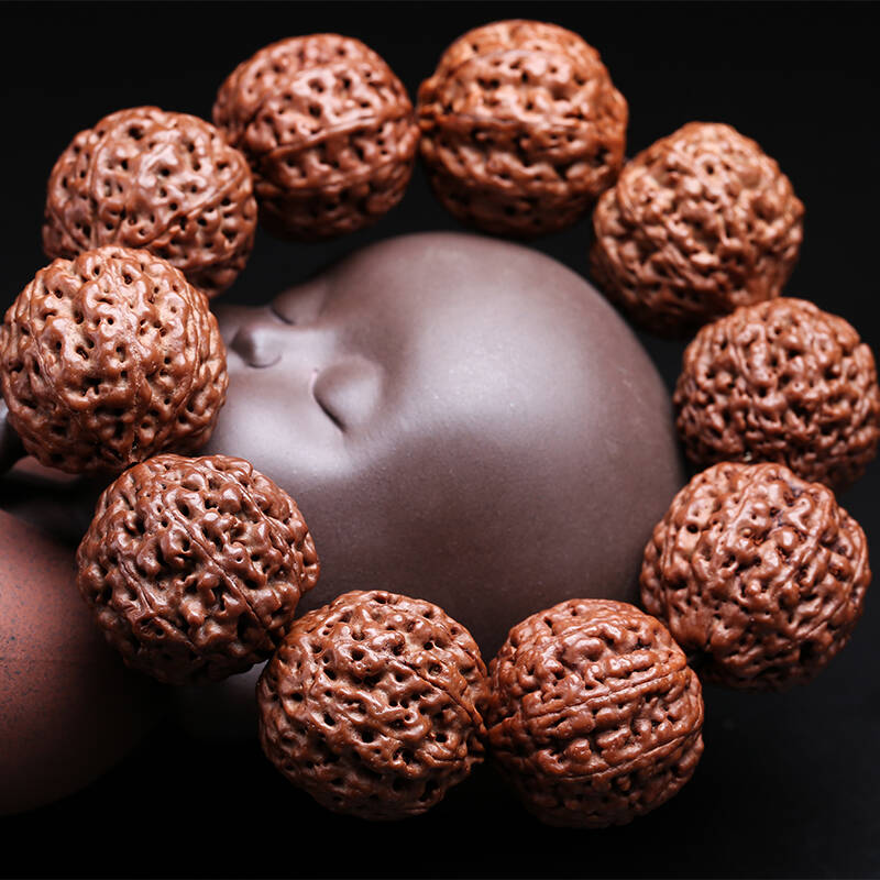 月印百川 红肉大金刚手串六/七瓣金刚菩提手链男款佛珠 七瓣满肉无断