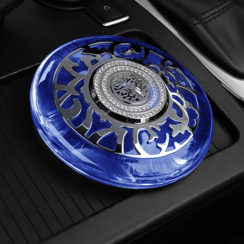 卡慕(carmore)汽车座式香水 车用车载镶钻高档香水 宝石蓝 清晨香型