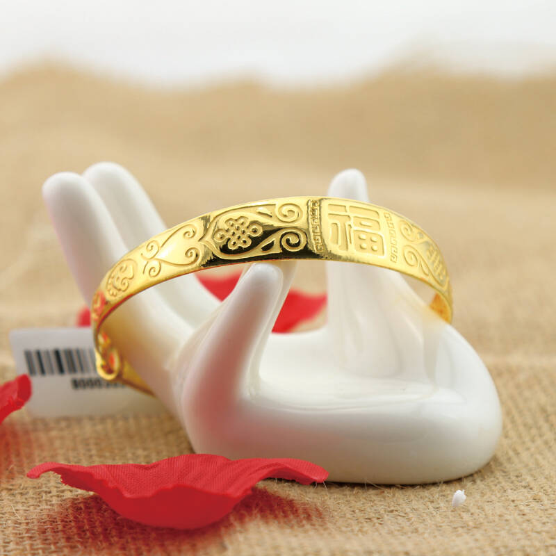 国金国银 多福千足金手镯 80003536