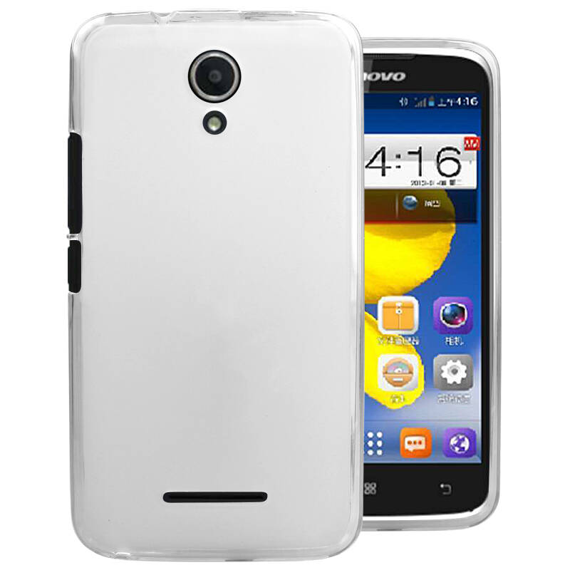 沃配tpu硅胶手机软壳保护套 适用于联想a368t 清透白