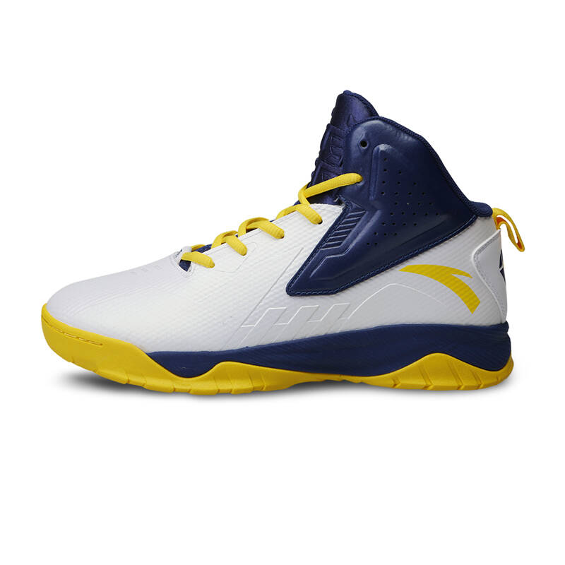 篮球鞋男运动鞋 湖人训练鞋霸道系列 春季新品11441114 安踏白/油蓝色