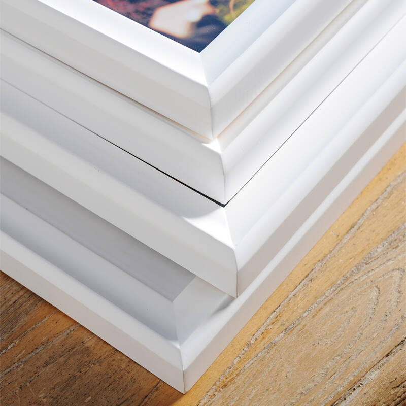 约美实木相框 白色相框 白色相架 纯洁浪漫清新相框相架 白色7寸相框