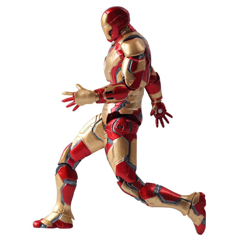 过影 百变钢铁侠 正版 全身可动 盒装手办模型玩偶摆件 钢铁侠