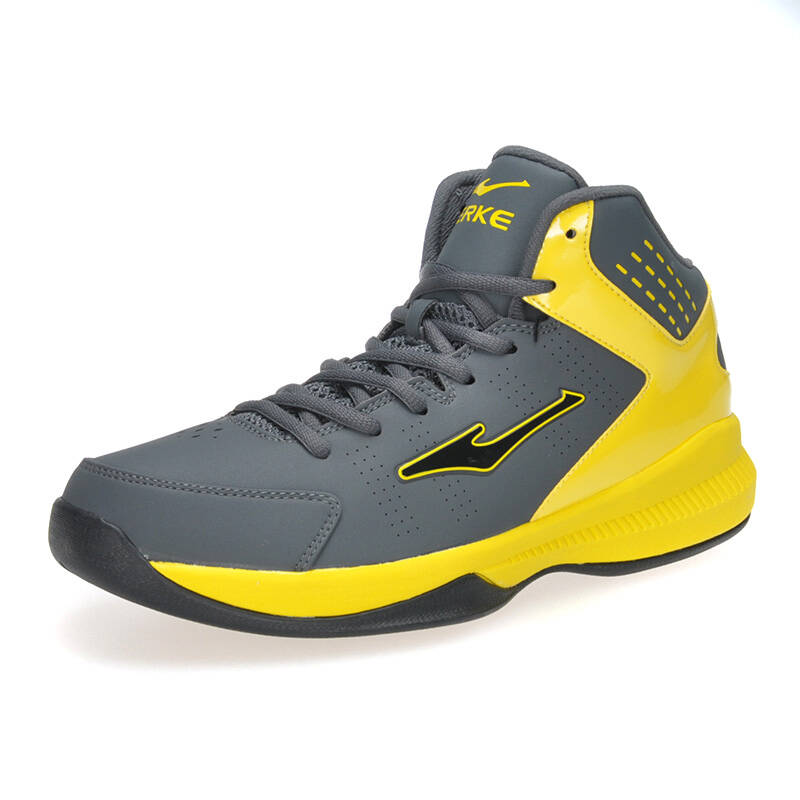 鸿星尔克erke篮球鞋夏季运动鞋高帮减震耐磨时尚款篮球鞋青年鞋时尚
