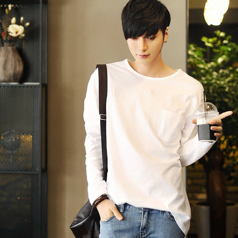 歌菲傲 2014秋冬新款潮款 时尚纯色宽松蝙蝠衫 百搭阳光潮男款 蝙蝠