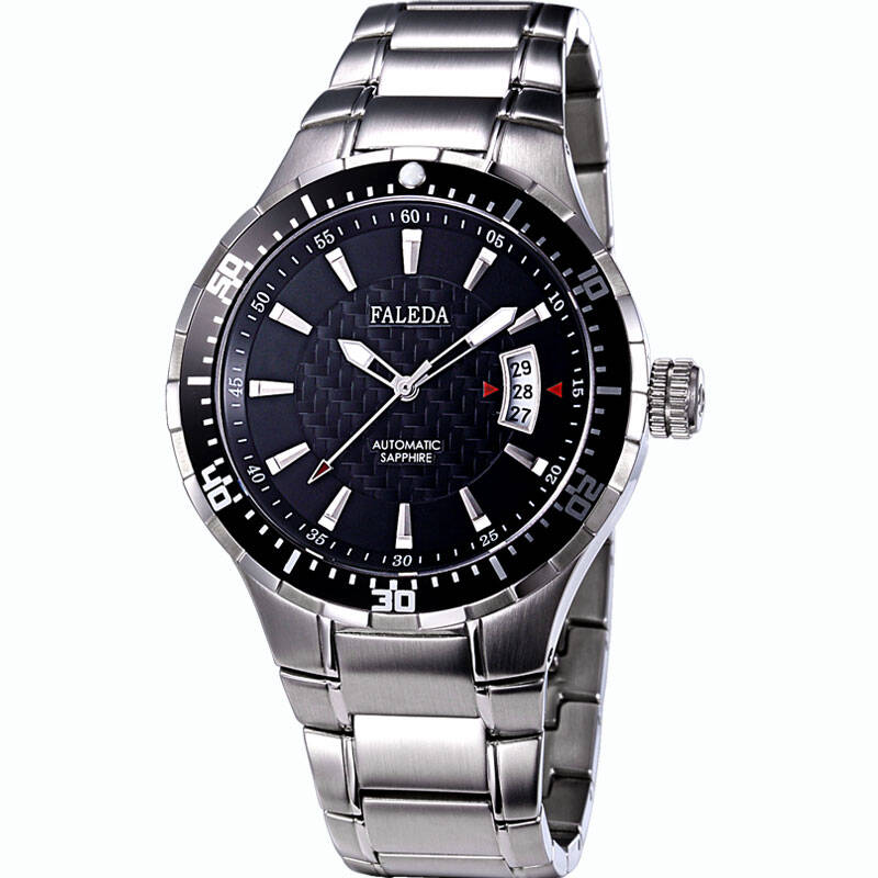 飞力达(faleda)手表背透全自动机械表 运动型防水手表6635g专柜正品