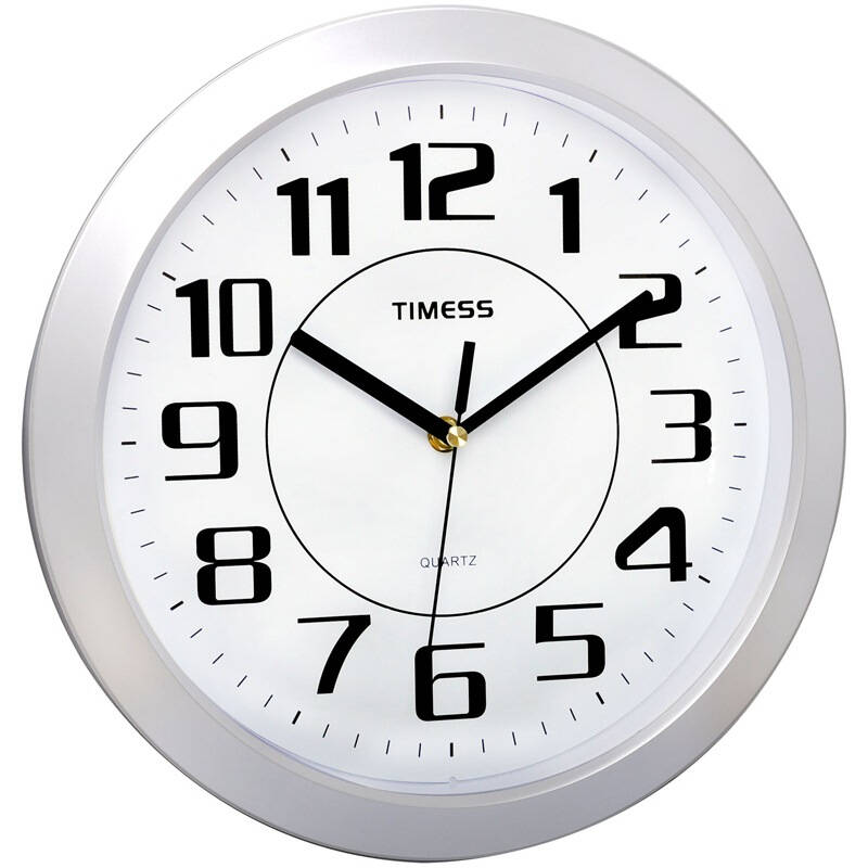 自营 timess挂钟 时尚创意钟表卧室书房客厅立体刻度时钟静音石英钟13