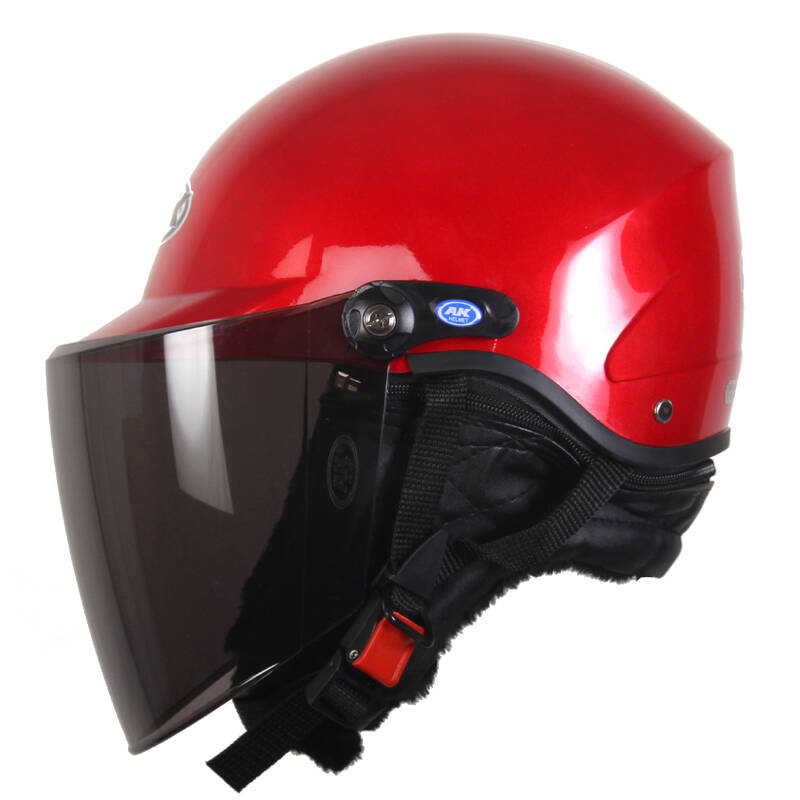 ak摩托车头盔男女式电动车防晒头盔电瓶车夏天防紫外线半盔安全帽ak