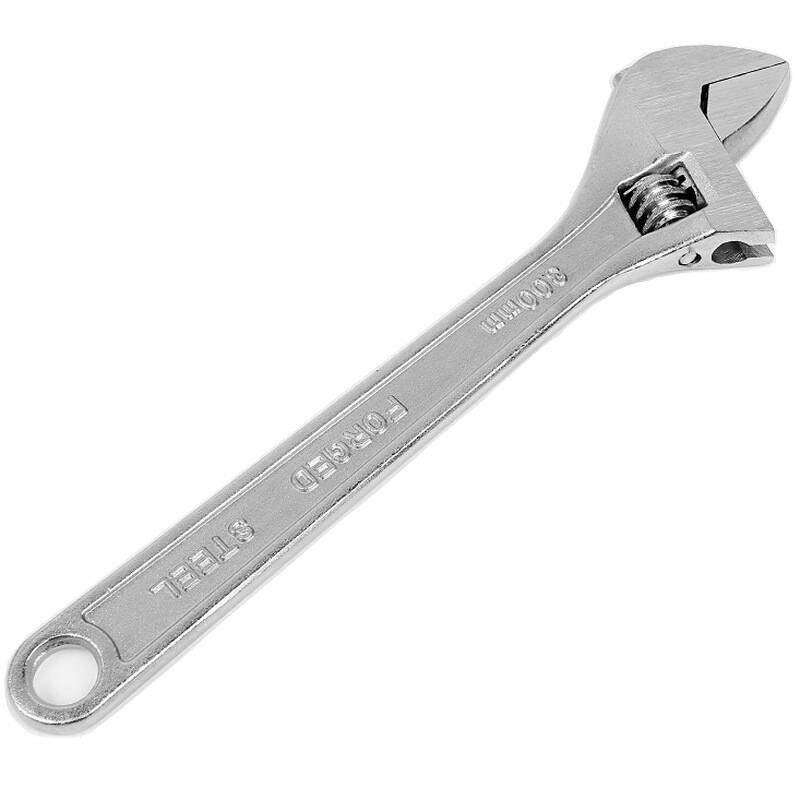 华丰巨箭 hf-8011110 镍铬抛光带刻度活扳手10寸 活动扳手