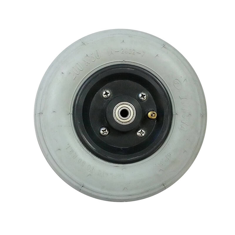 上海互邦电动轮椅老年代步车配件8寸充气前小轮 内胎