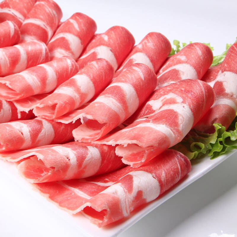御鲜轩 内蒙古羊肉卷 500g/盒 刷锅羊肉片 新鲜羊肉 火锅生鲜食材