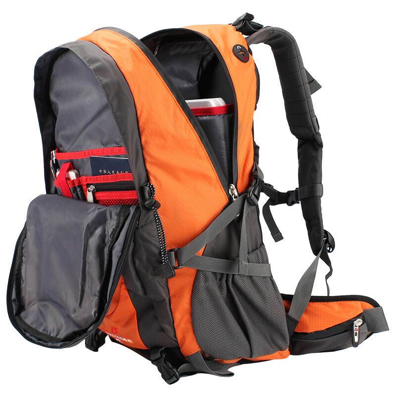 【京东超市】swissgear登山包45l 防水耐磨大容量登山包配防雨罩户外