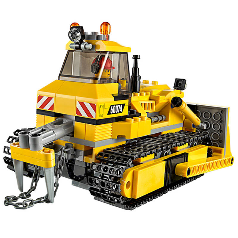 【京东超市】乐高 (lego) city 城市建工系列 工程推土机 60074 积木