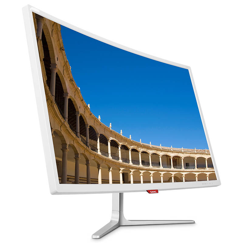 sanc n3000 32英寸曲面低蓝光游戏电竞led背光液晶曲面显示器