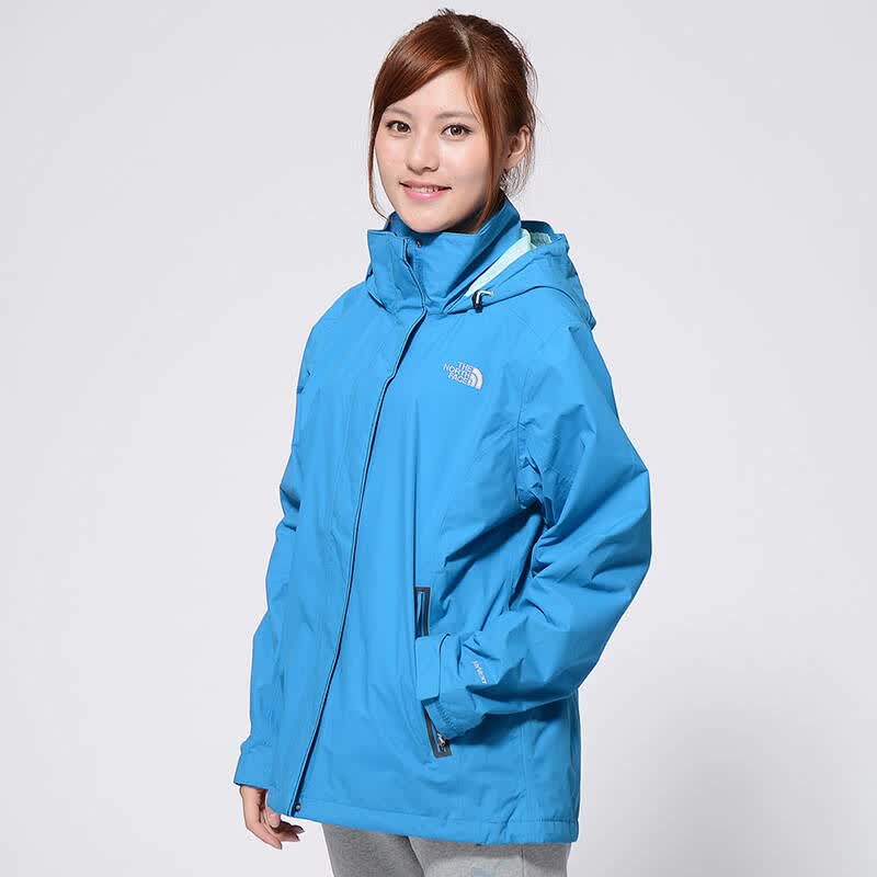 北面(the north face)女冲锋衣a4bp 蓝色d7q xs【图片 价格 品牌 报价