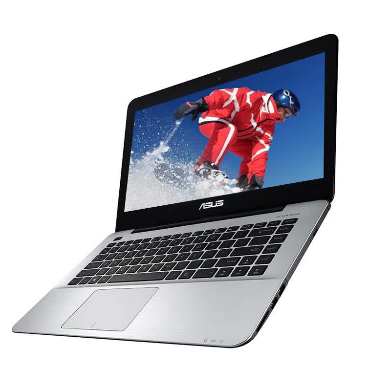 华硕(asus)x455l4005 14英寸笔记本i3-4005 500g 2g独显 外黑内银x4