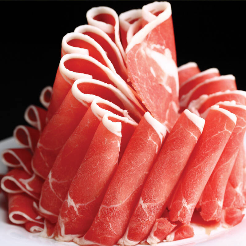 清真食品 百年老字号 东来顺 鲜嫩羊肉片(定制版)300g火锅必备