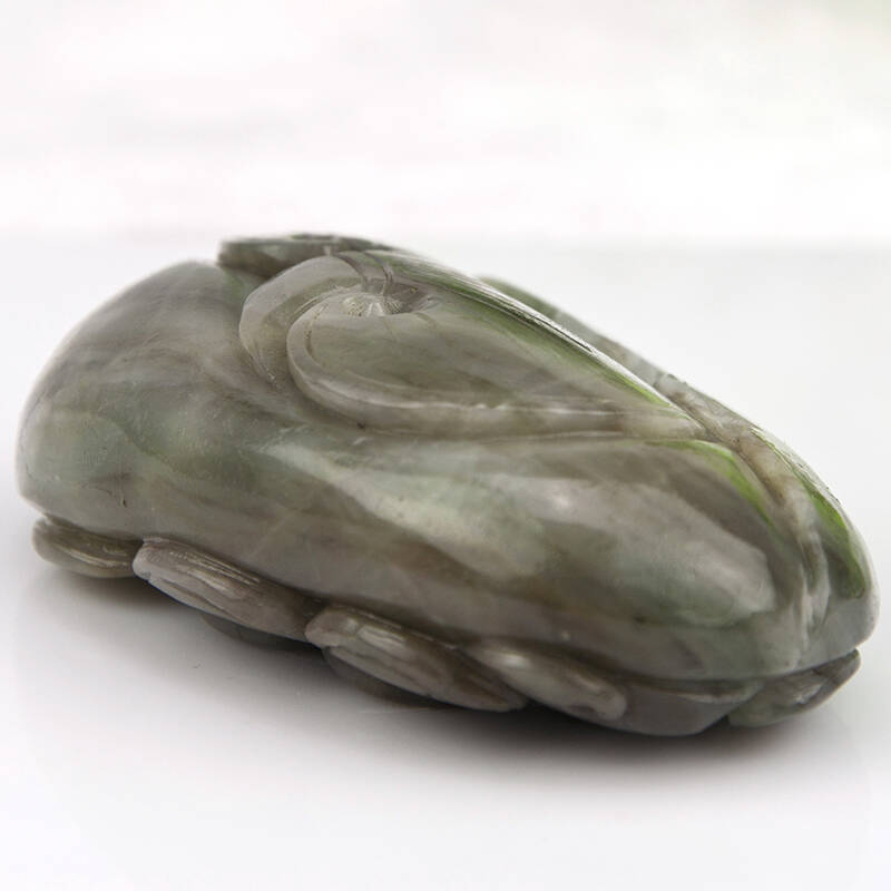 玉乡情 独玉把玩 手把件 南阳独山玉福在眼前手把家 附证书