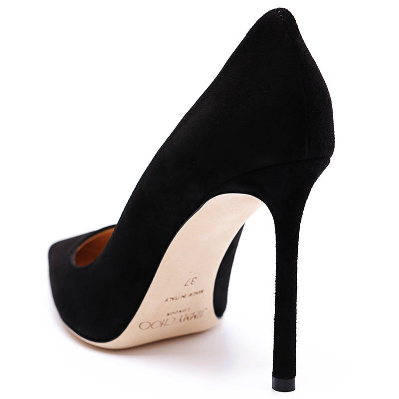 jimmy choo 周仰杰 女士黑色羊皮细高跟鞋 romy 100 sue black 10/40