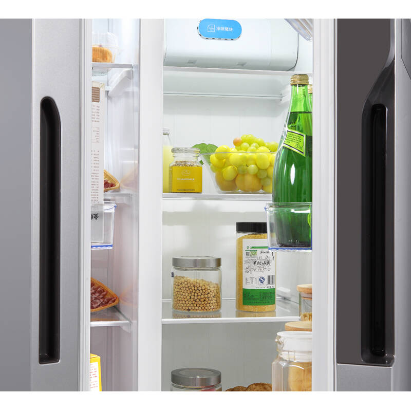 tcl bcd-430wez50 430升 风冷无霜 对开门电脑冰箱(闪白银)