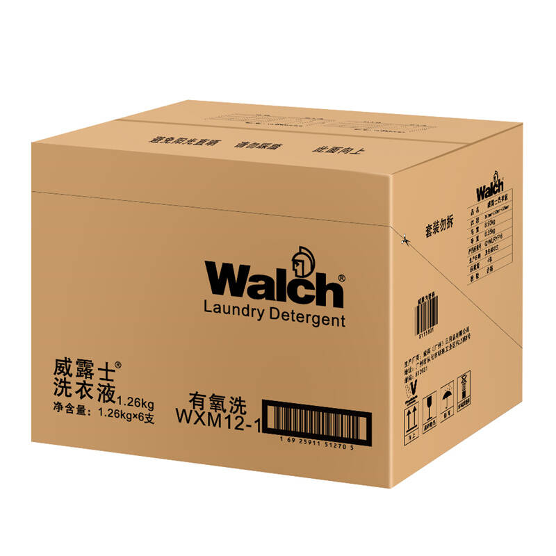 【京东超市】威露士 有氧倍净 洗衣液 1.26kgx6