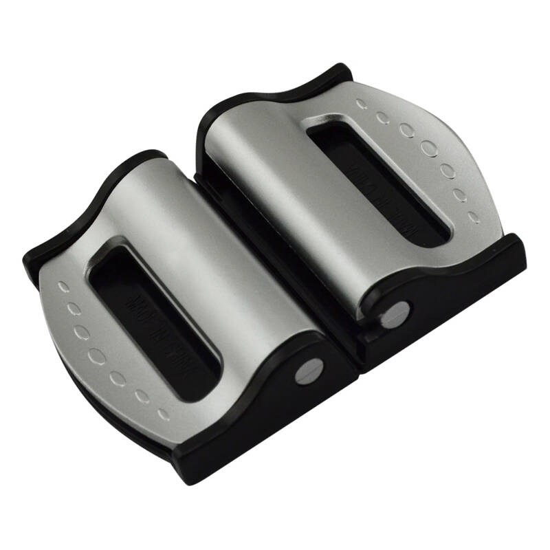 石家垫 汽车安全带调节器 防滑夹 固定夹 银色