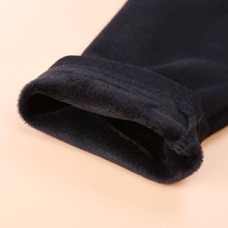 保暖裤加厚加绒护膝纯棉秋裤单件内衣秋冬加肥加大棉裤打底裤 黑色