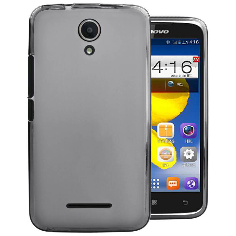 沃配tpu硅胶手机软壳保护套 适用于联想a368t 清透黑