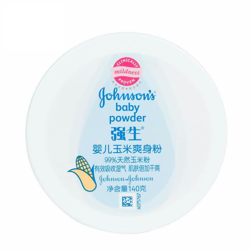 强生婴儿爽身粉热痱粉系列 玉米爽身粉140g/克