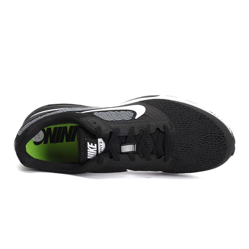 nike耐克2016年新款男子nike air zoom fly 2跑步鞋707606 黑/白/亮爽
