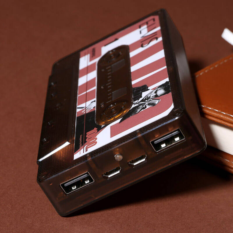 remax 磁带10000毫安移动电源 聚合物锂电芯手机充电宝个性 双usb输出