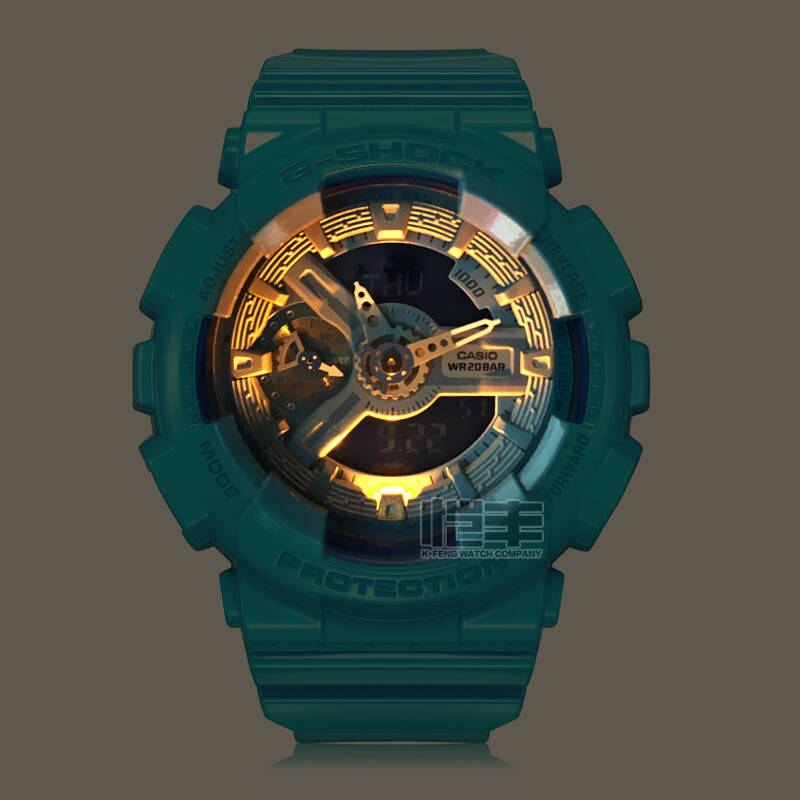 【联保服务】卡西欧(casio)男表 g-shock潮款时尚炫色手表 gma-s110cc
