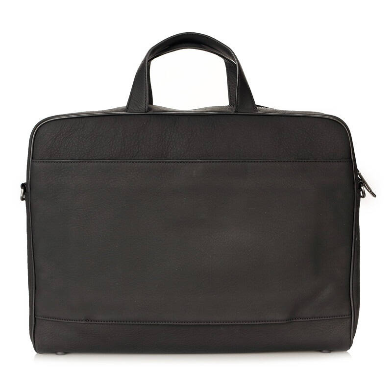 dunhill登喜路 男士黑色皮质拉链休闲包公文包l3s180a