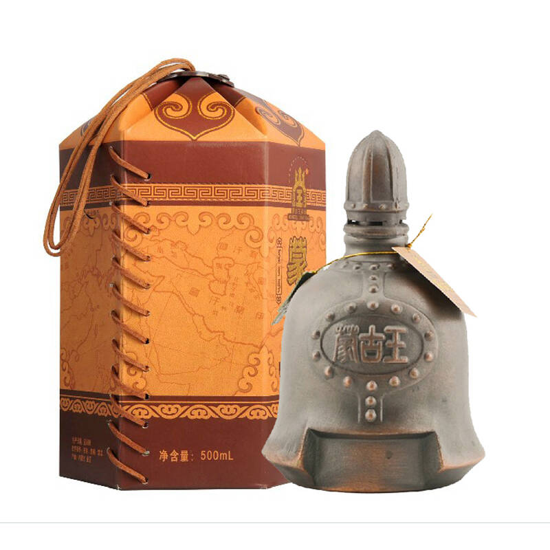 【京东超市】内蒙特产 草原烈酒 蒙古王 天尊金包52度500ml*4【图片