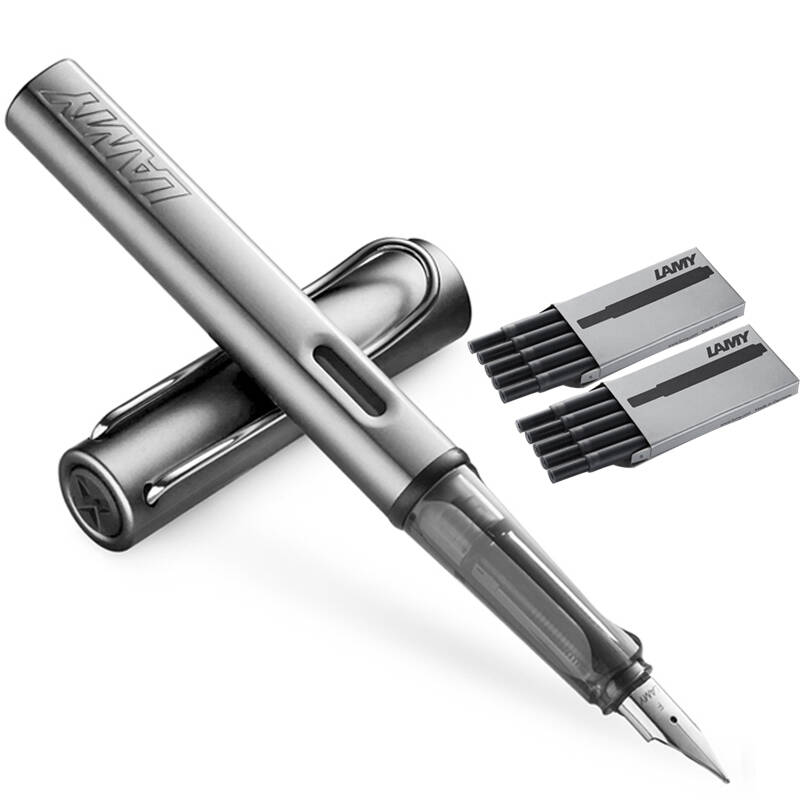 lamy凌美(lamy)钢笔墨水笔 套餐t52墨水 恒星咖啡色钢笔 ef尖0.4-0.