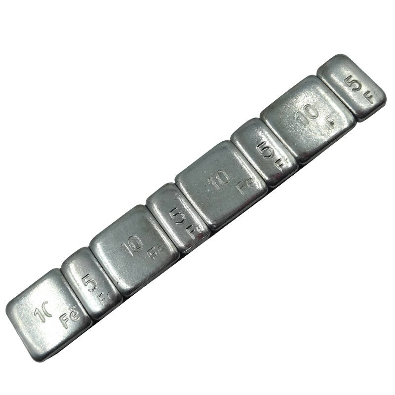 汽车轮胎平衡块 5g 10g钢制粘贴式平衡块 胶粘轮毂配重块3kg一盒