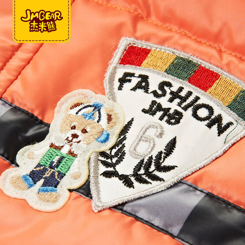 jmbear/杰米熊冬款时尚男中童中长款 新款潮款 羽绒服 85451410436