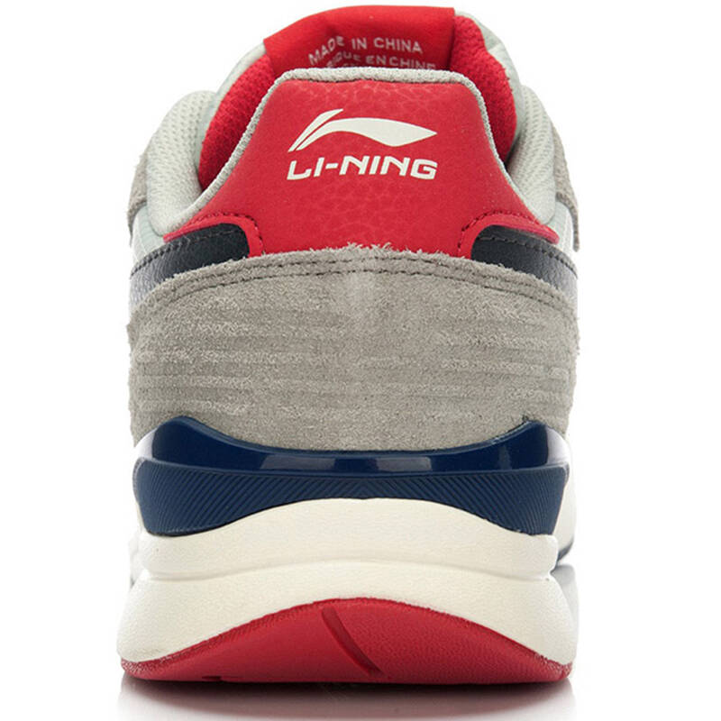 李宁(lining)休闲鞋 男低帮鞋 alck057-1 中灰色