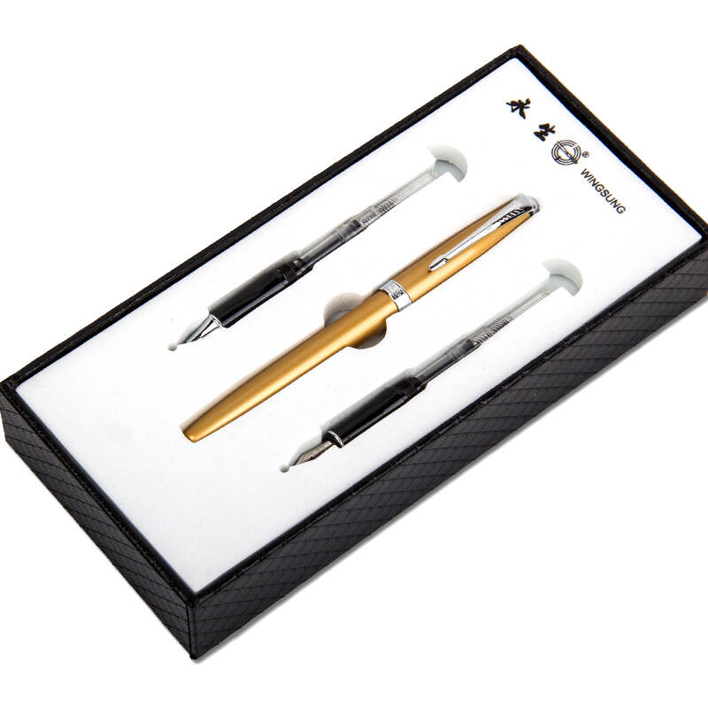 英雄实业授权 永生633三件套铱金钢笔套装 学生成人商务书法练字 包邮