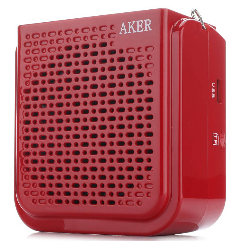爱课(aker)ak77音响广场舞健身教学小蜜蜂多功能数字扩音器(红色)